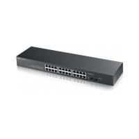 ZYXELL 24 PORT GS1100-24 2SFP 10/100/1000 GIGABIT SWITCH - 1